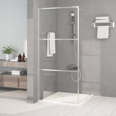 Silver Shower Wall vidaXL Walk-in Shower