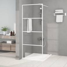Hvide Brusevægge vidaXL brusevæg 80x195 sikkerhedsglas