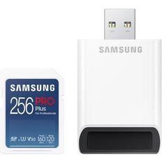 Minnekort Samsung PRO Plus SD-card USB Card Reader 160/120MB 256GB