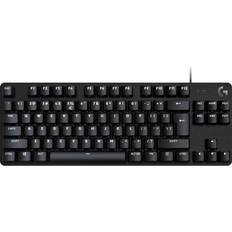 Logitech Sans pavé numérique (TKL) Claviers Logitech G413 Clavier Gaming Rétroéclairé USB Qwerty International US Noir