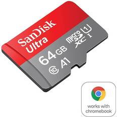 Sd 64gb SanDisk 64GB Ultra microSDXC 140MB/s SD Adapter (SDSQUAB-064G-GN6TA)