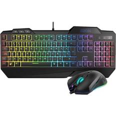 Chrome Claviers Krom Keyboard with Gaming Mouse KRUSHER RGB