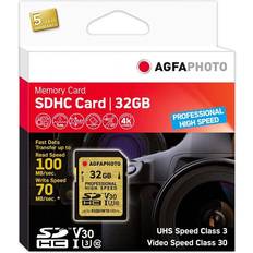 AgfaPhoto SDHC Class 10 UHS-I U3 V30 32GB