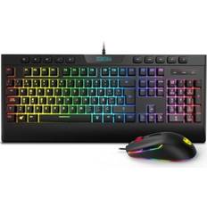 Chrome Claviers Krom Keyboard with Gaming Mouse KALYOS RGB