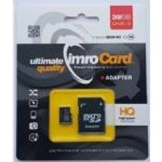 Usb 32g Imro MICROSD10/32G UHS-3 ADP, 32 GB, MicroSDHC, Klasse 10, UHS-III, Class 3 (U3) Sort