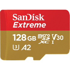 Tarjetas de Memoria & Memorias USB SanDisk Extreme microSDXC Class 10 UHS-I U3 V30 A2 190/90MB/s 128GB