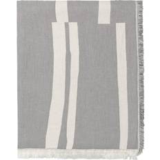 Elvang Organic Cotton Lyme Grass Throw Filz Grau (180x130cm)