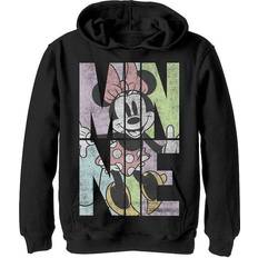 Disney Boy's Minnie Panels Pull Over Hoodie - Black