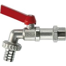 Gardena Rubinetto Con Valvola A Saracinesca 1/2 (12.5 mm) Raccordo Tubo Flessibile 13 mm (1/2) Ø Argento, Rosso