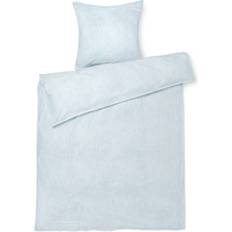 Juna Monochrome Lines Duvet Cover White, Blue (220x140cm)