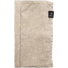 Himla Duge & Stofservietter Himla Sunshine Hørserviet Oatmeal Stofserviet Beige, Naturfarvet (45x45cm)