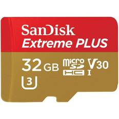 Memory Cards & USB Flash Drives Western Digital SanDisk Extremeï¿½ PLUS microSDHCï¿½ Memory Card, 32GB