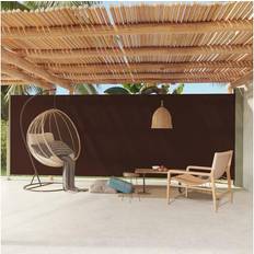 Marrone Tendalini laterali vidaXL Tenda Da Sole Laterale Retrattile Per Patio 200x600 cm Marrone