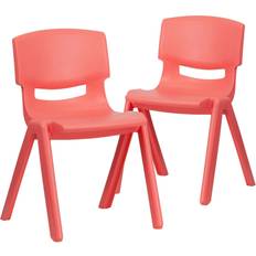 Red Chair Flash Furniture Whitney 2 Pack Chair with 13.25 Seat