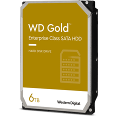 Wd 6tb Western Digital Hard Disk Interno WD Gold 6TB 3.5' Interfaccia SATA 6Gb s Buffer 128MB 7200 rpm