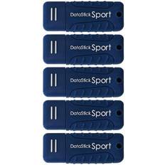 Memory Cards & USB Flash Drives Centon S1-U3W2-8G-5B Valuepack Usb 3.0 Datastick Sport (Blue) 8Gb 5 Pack