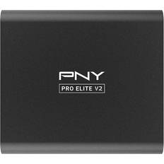 PNY SSDs - USB 3.2 Gen 2 Hårddiskar PNY Pro Elite V2 1 TB USB 3.2 Type-C SSD