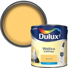 Paint Dulux Standard Banana Split Matt Emulsion Wall Paint, Ceiling Paint 2.5L