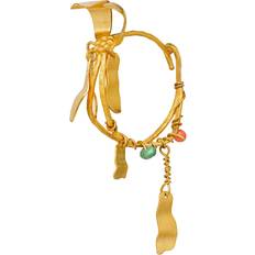 Maanesten Lunaria Earring - Gold/Green/Red
