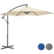 Christow Cream Banana Parasol 3m Large Garden Umbrella