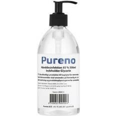 Håndsprit 500ml Pureno håndsprit 500ml 85% alkohol m/pumpe