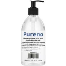 håndsprit 500ml 85% alkohol m/pumpe