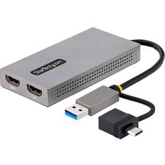 Usb c hubb 2 hdmi StarTech USB A/USB C-HDMI Adapter M-F