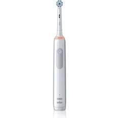 Braun Pressure Sensor Electric Toothbrushes Braun Pro 3 3000 Sensitive Clean + 1 Brush Head White
