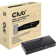 Hdmi 2.0 kablar Club 3D HDMI 2.0 UHD SwitchBox