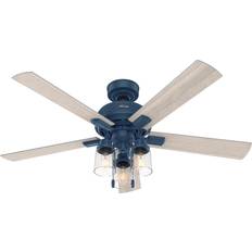 Hunter Hartland 52" 3-Light Fan In Indigo