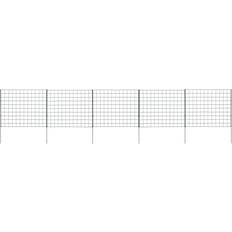 Vert Clôtures en Treillis Soudé vidaXL Pond Fence Set 30.5'x25.2" Green