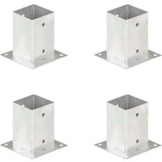 vidaXL Paalankers 4 st 91 mm Gegalvaniseerd Metaal