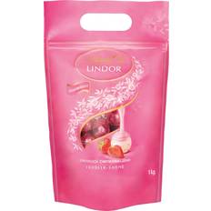 Lindt truffles Lindt Lindor Strawberries Cream Chocolate Truffles 1000g