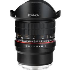 Rokinon Camera Lenses Rokinon 12mm F2.8 Ultra Wide Fisheye Lens for Sony E Mount Interchangeable Cameras