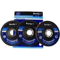 Blue Spot Tools Sanding Flap Disc Set 3 Piece 115mm (4.1/2in)