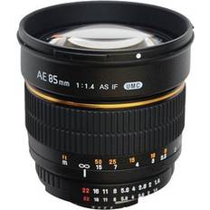 Canon 85mm 1.4 Samyang 85mm f/1.4 Aspherical Lens for Canon, Manual Focus #SY85M-C