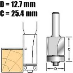 Power Tool Accessories Trend C116X1/4TC Self guided trimmer 12.7mm dia