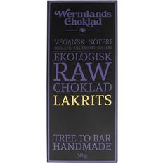Wermlands Choklad Wermlands Choklad Raw & Ekologisk Tree To Bar Choklad Lakrits 50g