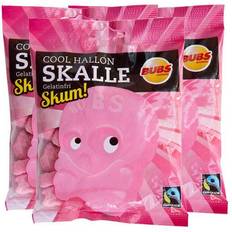 Marshmallows Godis Bubs Cool Hallon Skalle Skum 90g 3pack