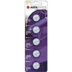 AGFAPHOTO CR2032 5-pack AgfaPhoto knappcellsbatteri Lithium, 3V