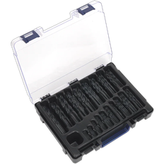 Power Tool Accessories Sealey HSS Roll Forged Drill Bit Assortment170 Piece 1-10mm
