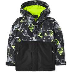 The Children's Place Black Outerwear The Children's Place Boy's Print 3 in 1 Jacket - Black