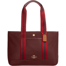 Coach Ellis Tote Bag - Gold/Wine Multi