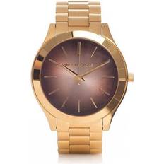 Oro Relojes de pulsera Michael Kors Slim Runway (MK3381)