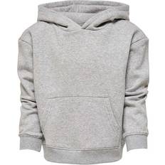 Only Solid Color Hoodie - Light Grey Melange (15247208)