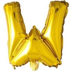 W Bogstavballoner Fiesta Letter Balloons W 100cm Gold