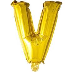 V Bogstavballoner Fiesta Letter Balloons V 100cm Gold