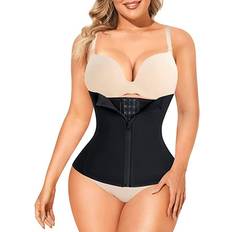 Black Corsets Loday Waist Trainer Tummy Control Corset - Black Without Strap