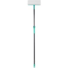 JVL Super-Absorbent Flat Sponge Squeegee Floor Mop Turquoise/Grey