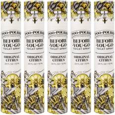 Bathroom Cleaners Poo-Pourri Before-You-Go Toilet Spray Original Citrus Scent 5pcs 0.3fl oz